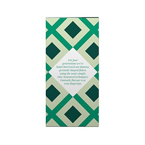 Maldon Maldon - Sea Salt Flakes, Unique Pyramid Shaped Salt Flakes, Perfect for a Wide Range of Dishes, Hand-Harvested for Four Generations, 250g Box