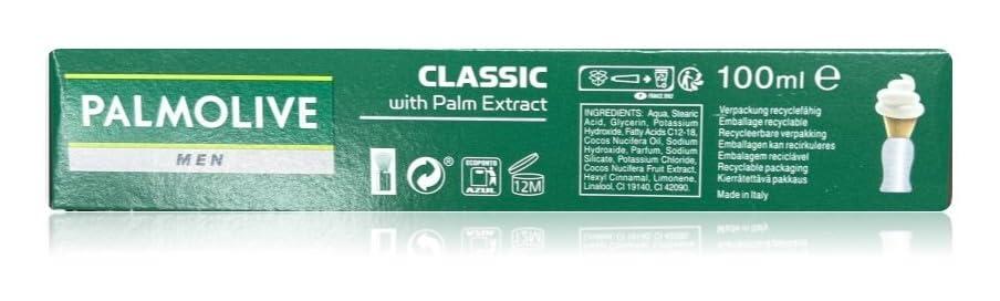 Ausomechoice Palmolive Classic Lather Shave Cream 100ml - Pack of 12