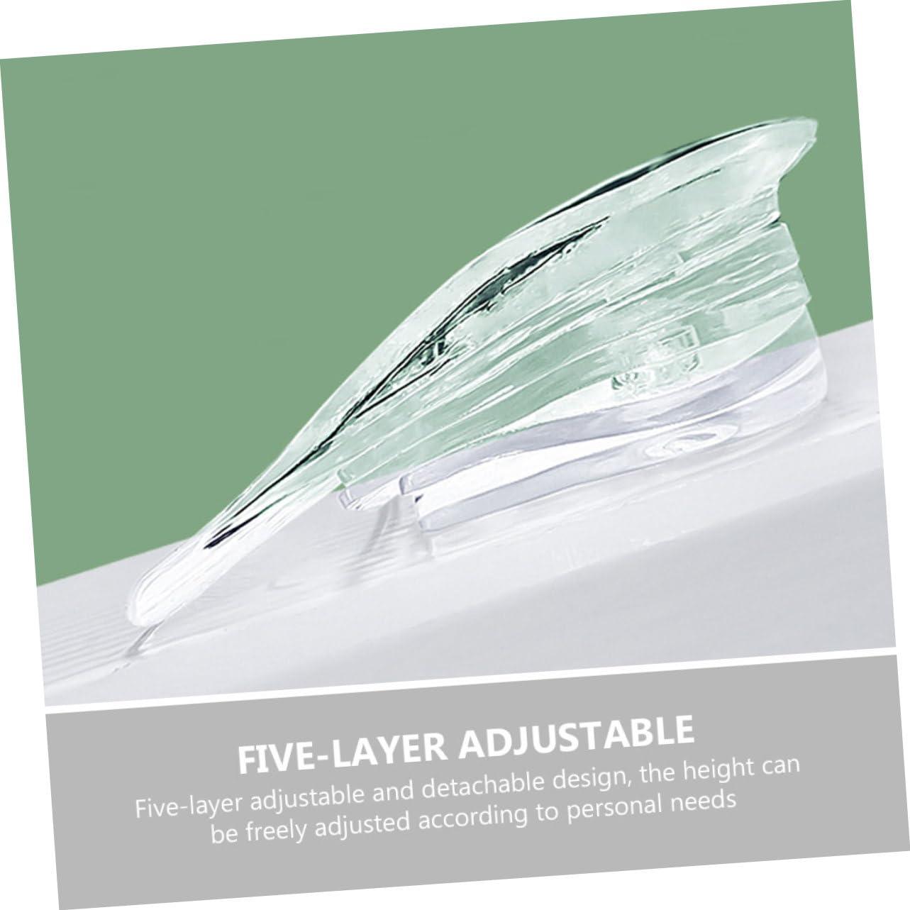 FRCOLOR FRCOLOR 1 Pair Inner Height Increasing Insole Height Booster Insoles Women Shoes Insole Pads Increase Insoles for Men Lightweight Shoe Pads Shoe Insert Pads Shoe Inserts Man Heel Lift