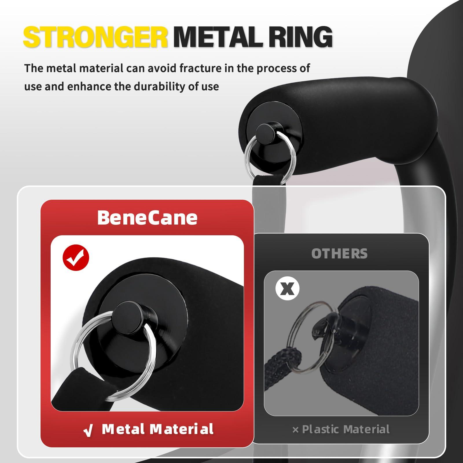 BeneCane BeneCane Walking Cane Adjustable Cane with Offset Soft Cushioned Handle for Men & Women Lightweight Comfortable Extra Stability Base Mobility Aid for Men Women and Seniors