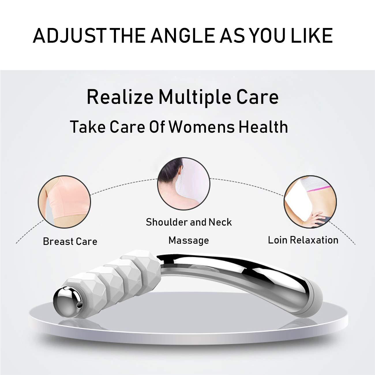 Lnobern ZhiLianZhao Professional Breast Enlargement Machine, Breasts Augmentation Massager with Fast Heat Conduction, Ice Massage, Adjustable Angle for Chest Care, Waist Relaxation