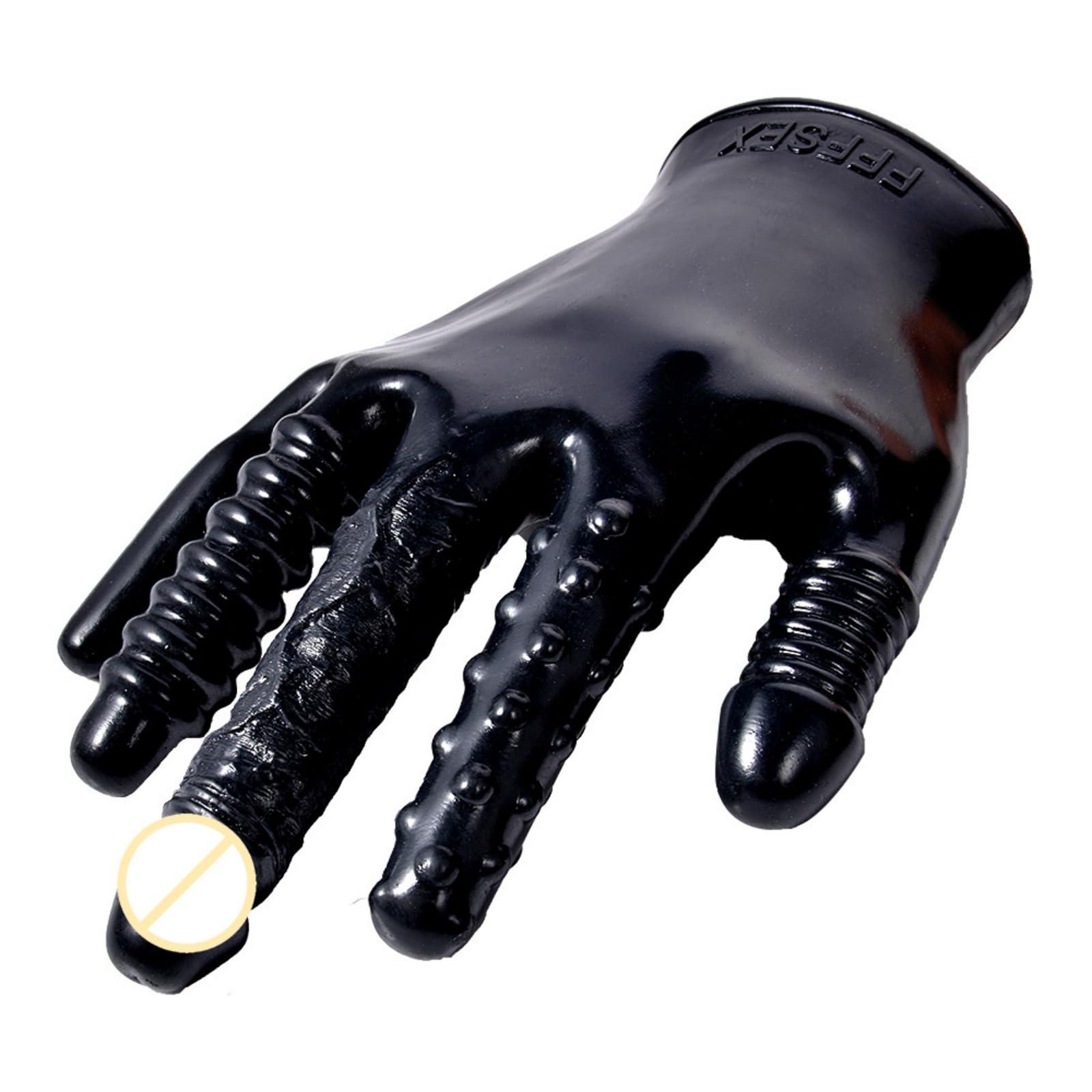 EBIEFLY EBIEFLY 1x Massage Glove Palm Massager Used for Providing Massages Massaging Sore Back Massage Glove to Give Massage with Motor Inside The Middle Finger