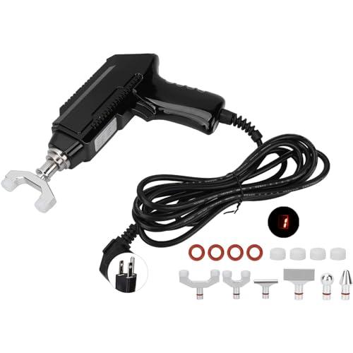 NGARY NGARY Chiropractic Adjustment Kit, Electric Chiropractic Adjusting Tool Spine Massager with 6 Interchangeable Massage Heads, 6 Levels Of Regulable Force, for Scoliosis Adjuster