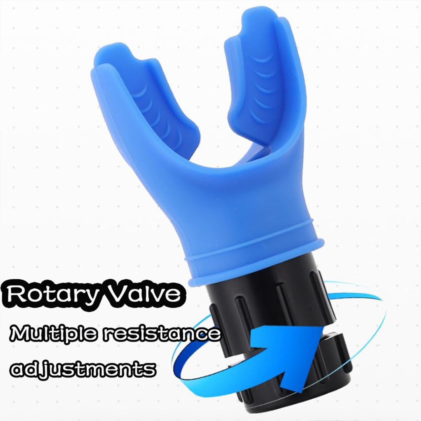 FreshCart Basics Breath Booster Lung Trainer 2pcs - Improve Stamina & Endurance with Portable Breathing Trainer for Men and Women, Adjustable Resistance