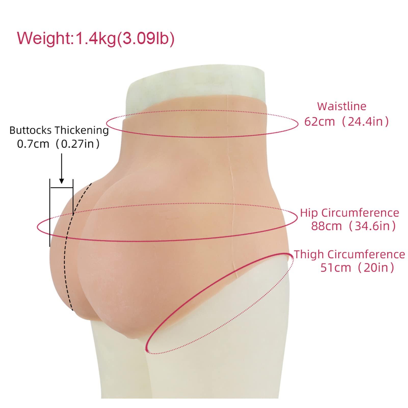 LXURY LXURY Silicone Panty Crossdresser Realistic Underwear Transgender Men'S Triangle Panties Hiding Gaff Briefs for Cosplay,color 2,upgraded