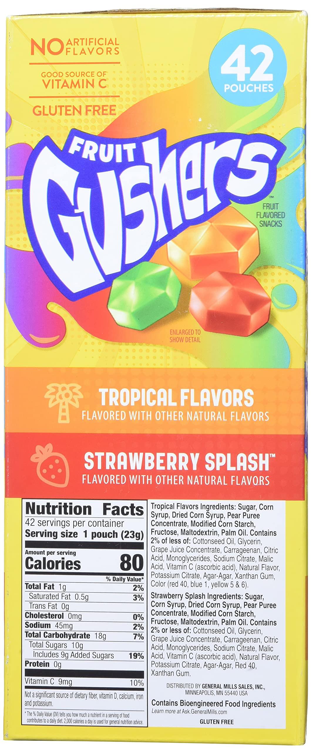 Gushers Betty Crocker Fruit Gushers Snacks, 42 Count, 952 g