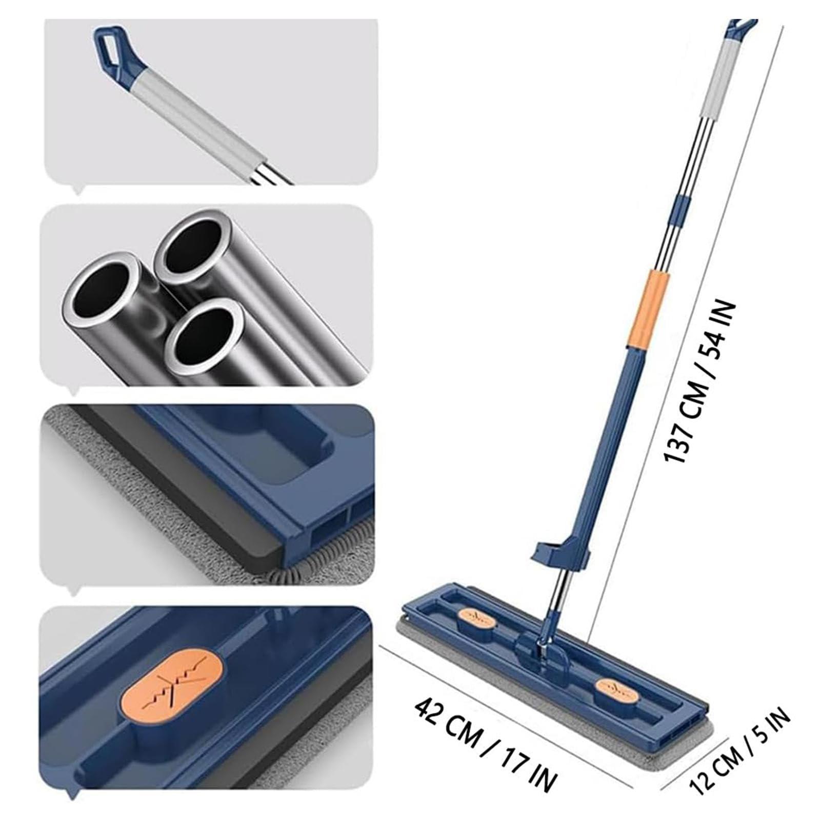 Fravsiu | Reusable Flat Mop Pads | Microfiber Floor Mop | Microfibre Mop Pads - Wet & Dry Dust Mop Pads with 2 Reusable Microfiber Pads