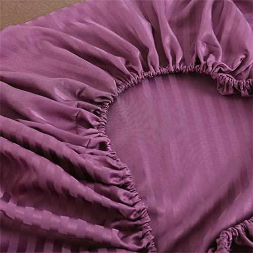 Highdi Highdi Massage Bed Cover with Face Hole Washable Massage Bed Sheet Cover Beauty Massage SPA Couch Cover Elastic Cord Edge All-round Wrap for Massage Bed (185 * 70cm,Deep purple)