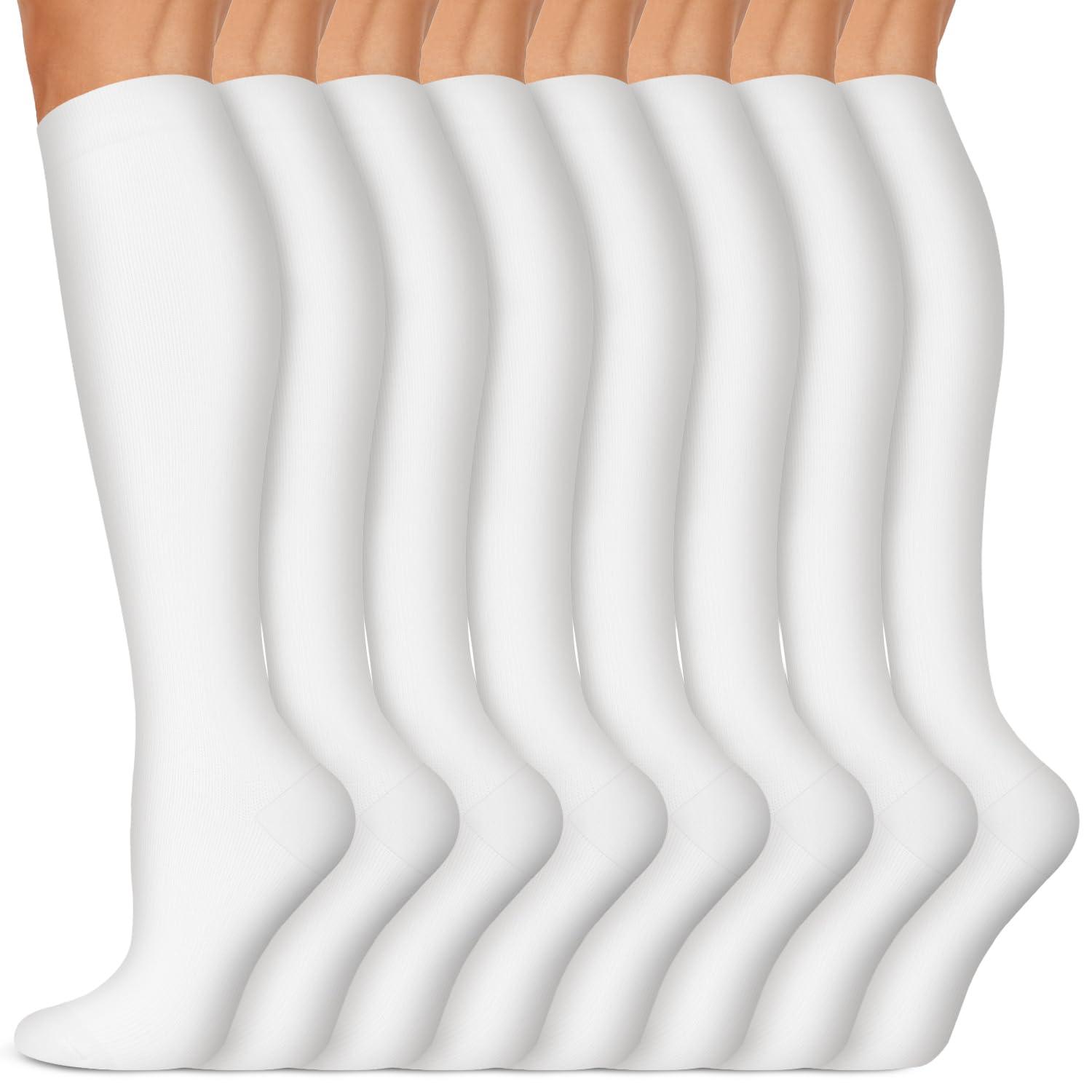 Iseasoo Iseasoo Copper Compression Socks For Men & Women Circulation-Best For Running Hiking Cycling 15-20 mmHg