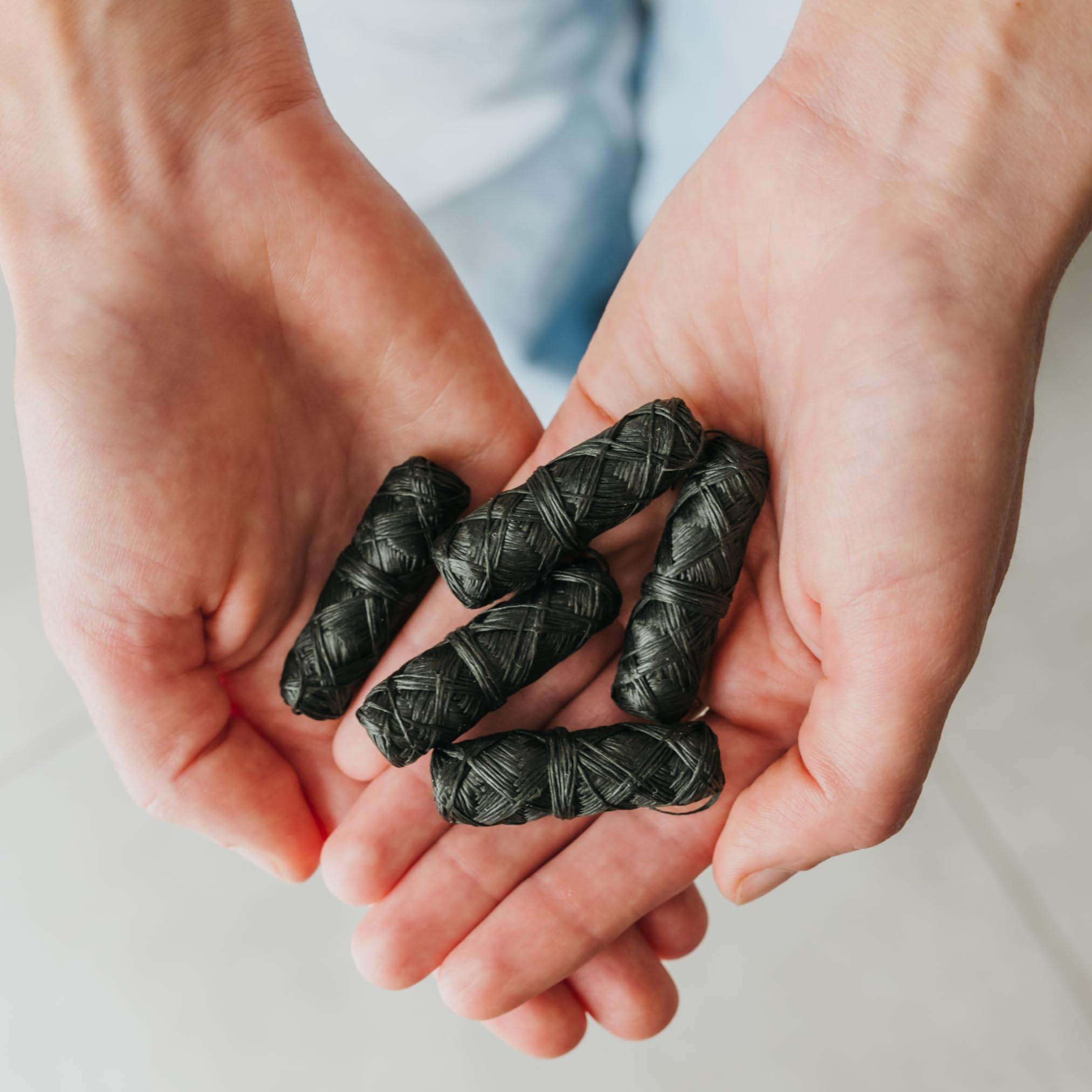 TreeBird Biodegradable Bamboo Charcoal Eco Floss Refills | Refill 5-Pack | Vegan & Cruelty-Free | Zero Waste Dental Care | Mint