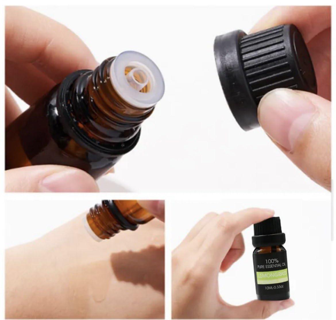 FreshCart Basics Essential Oil Sets for Aromatherapy diffusers, Humidifiers, stove and Aromatherapy Lamp