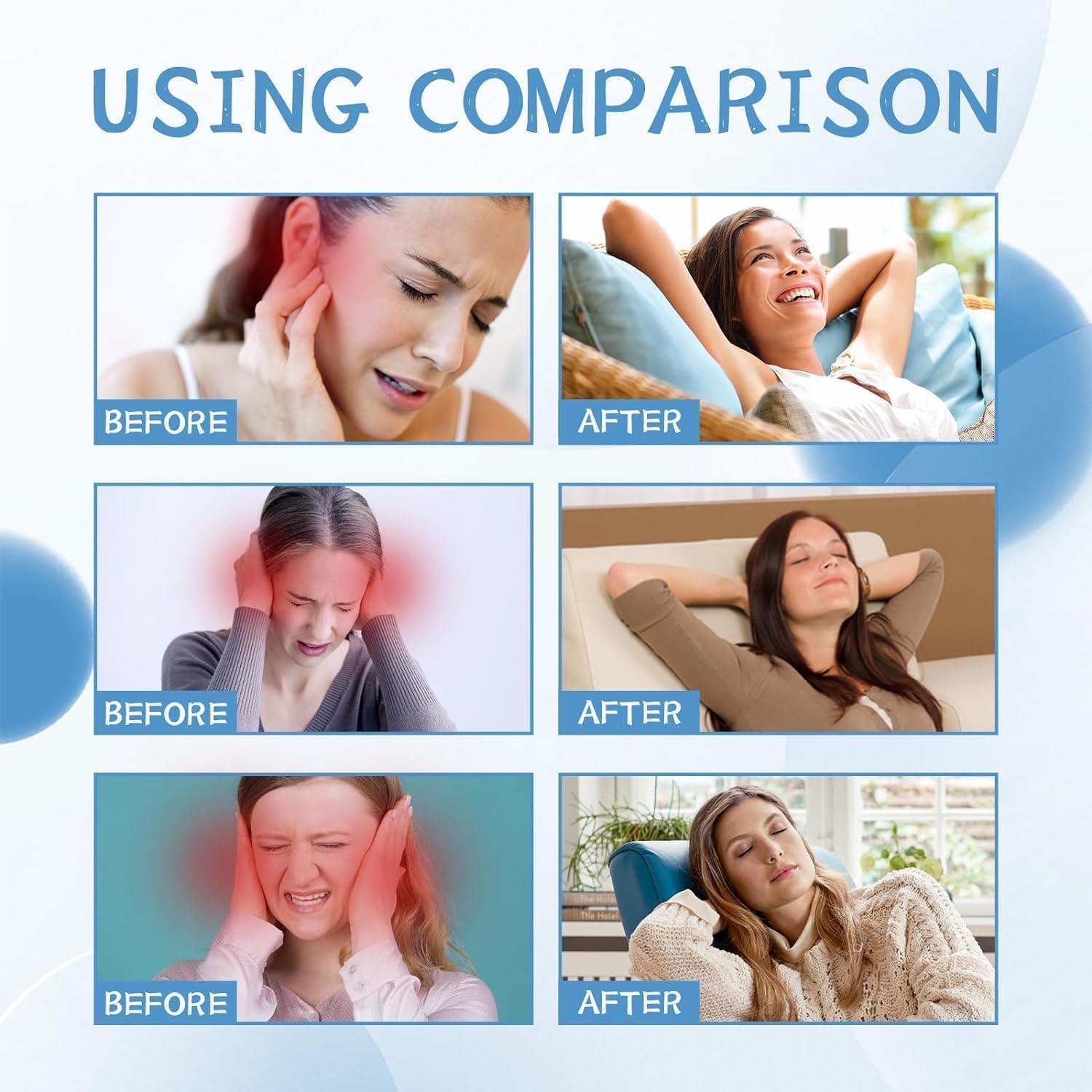 Giurui Tinnitus Relief Spray, Tinnitus Spray, Tinnitus Ear Drops, Tinnitus Relief for Ringing Ears, Anti Tinnitus Earwax Removal Spray, Anti Tinnitus Treatments Spray (2 Pcs)