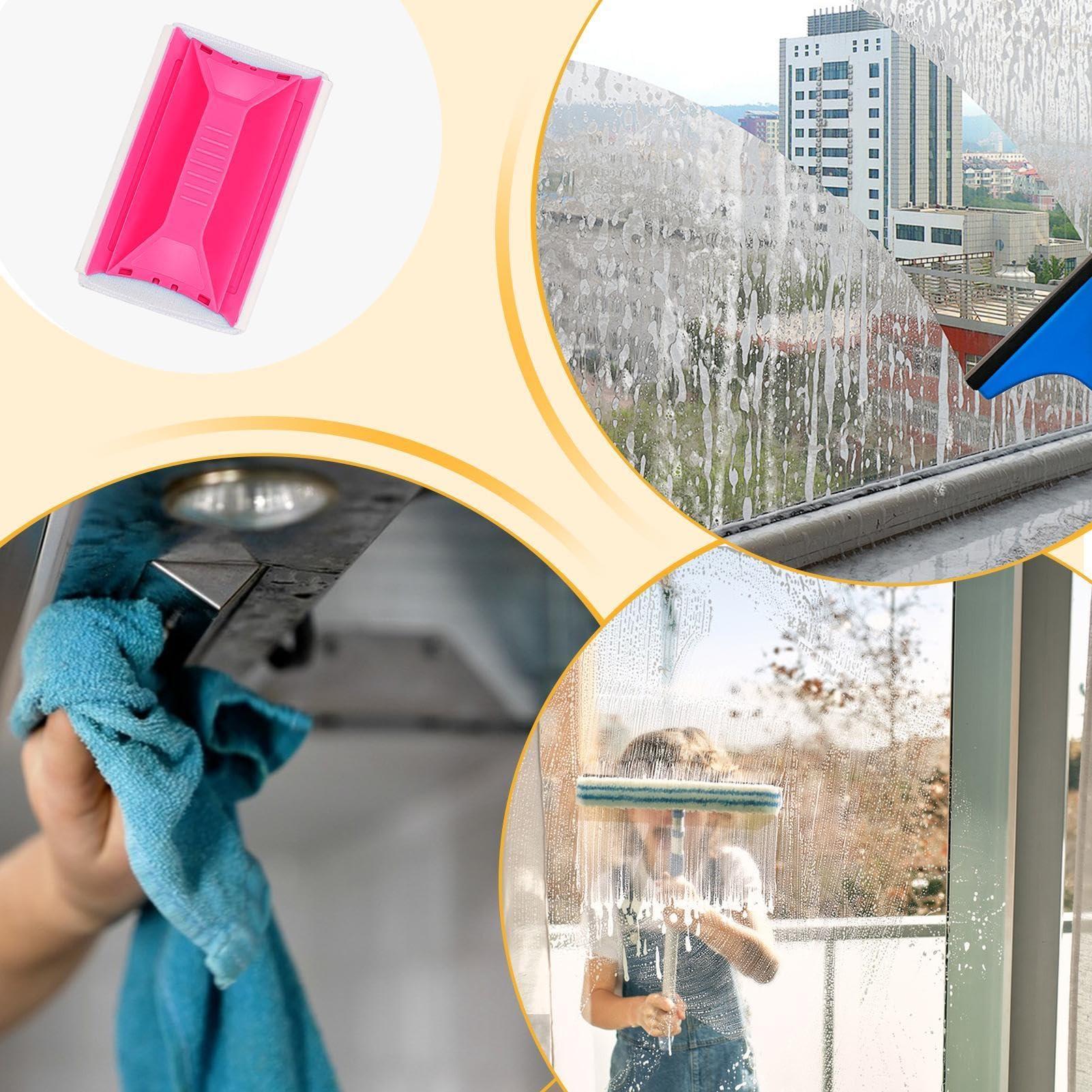 FreshCart Basics Window Track Cleaner - Multifucation Sliding Door Cleaning Tool,Door and Window Track Cleaning Brush Tool, Crevice Cleaner Kitchen Supplies for Glass, Sliding Door, Blinds