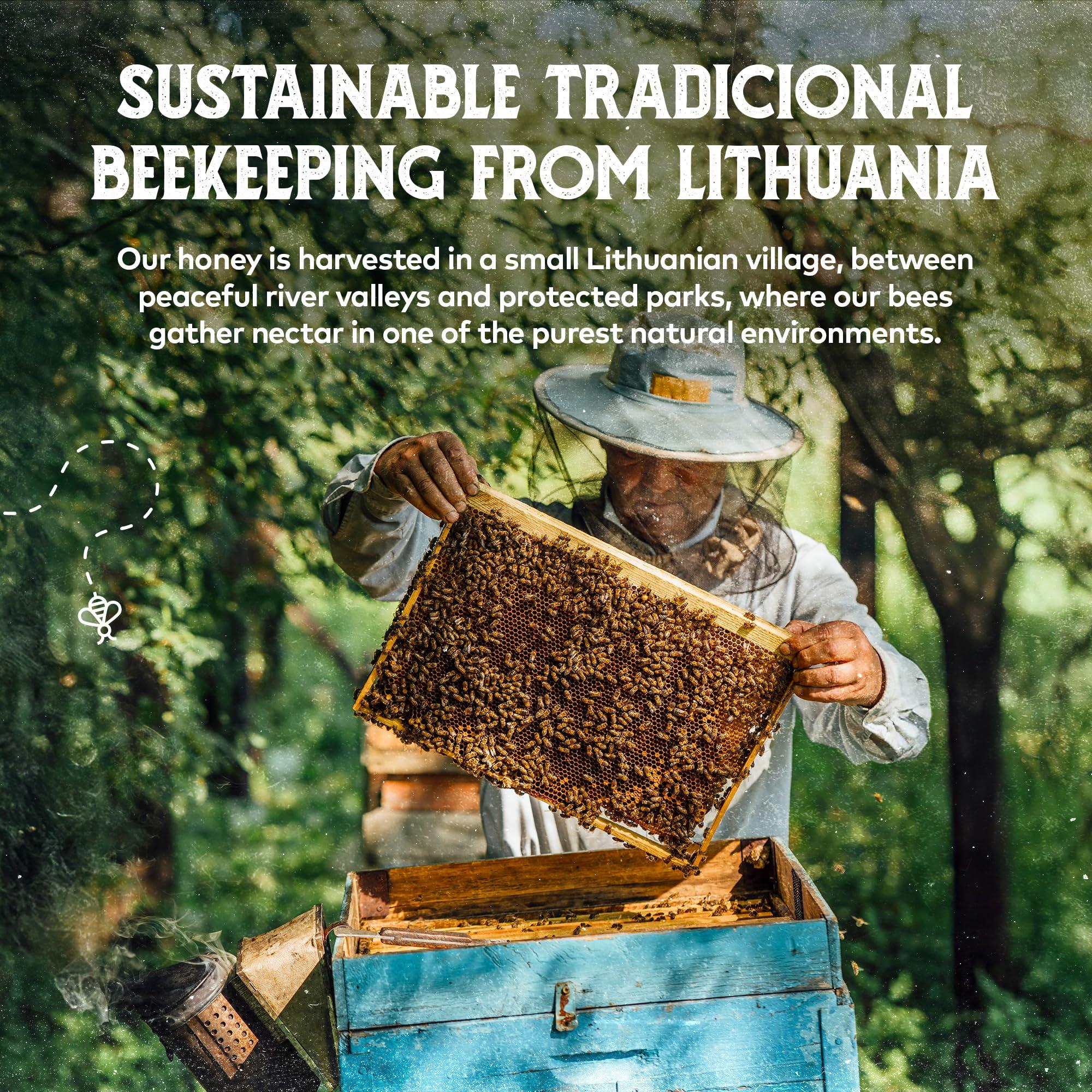 Q honey Pure Raw Honey 1kg Natural Unpasteurised Unfiltered Unheated Forest honey Wildflower Honey