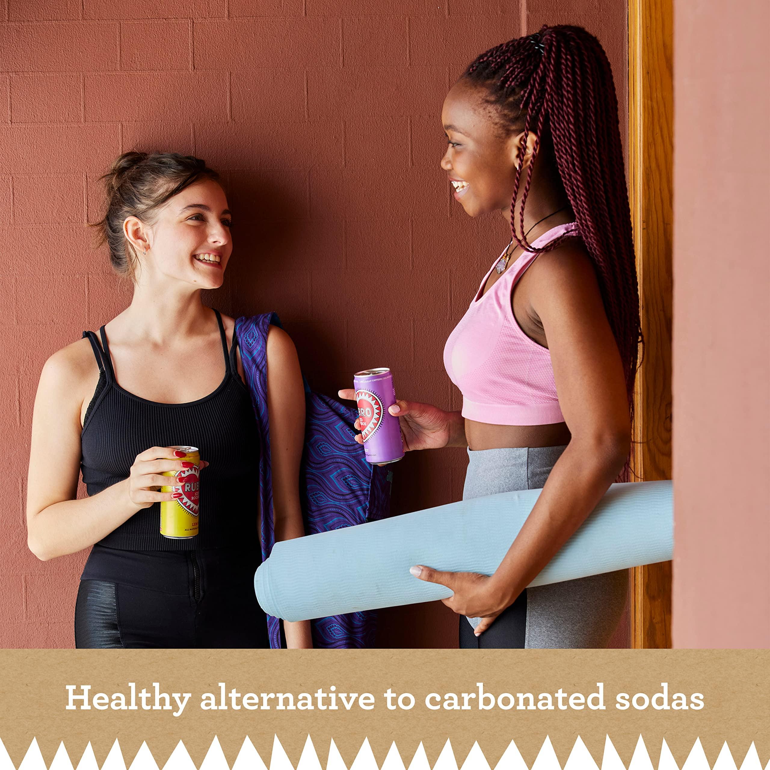 Rubro Rubro - Lemon Rooibos - 6 Can Multipack - 300ml - Still, Soft Drink - Lemon Tea Drink - Fruit Flavoured Iced Tea - Bulk Soft Drinks