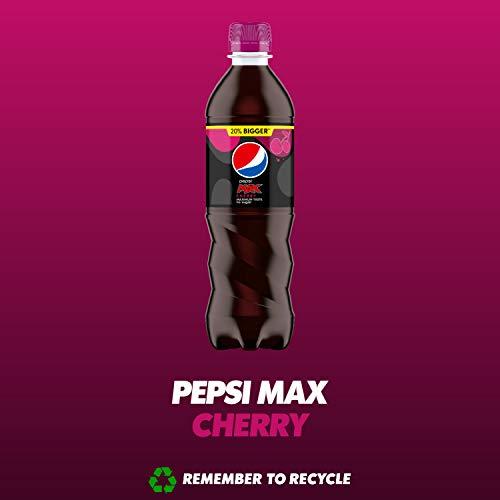 Pepsi Pepsi Max Cherry, Maximum Cherry, No Sugar, 24 x 600 ml Bottles
