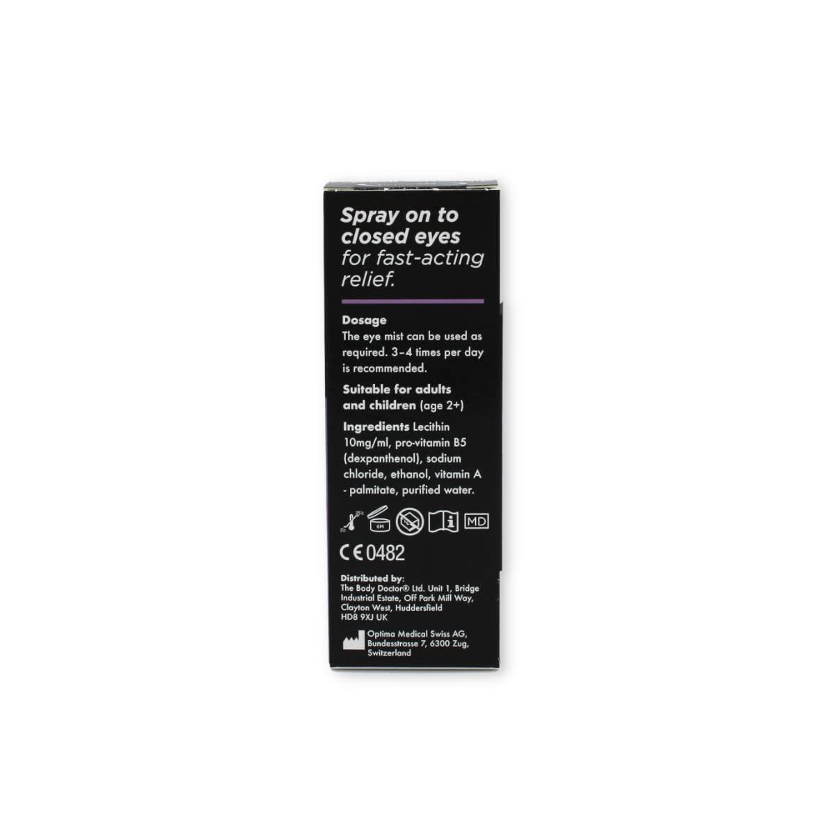 The Eye Doctor The Eye Doctor Eye Mist Intensive Relief Twin Pack - Soothes Irritated Tired Dry Eyes - Preservative Free - Contains Pro-Vitamin B5 - Suitable for Contact Lenses - 2X 10ml Spray Bottle