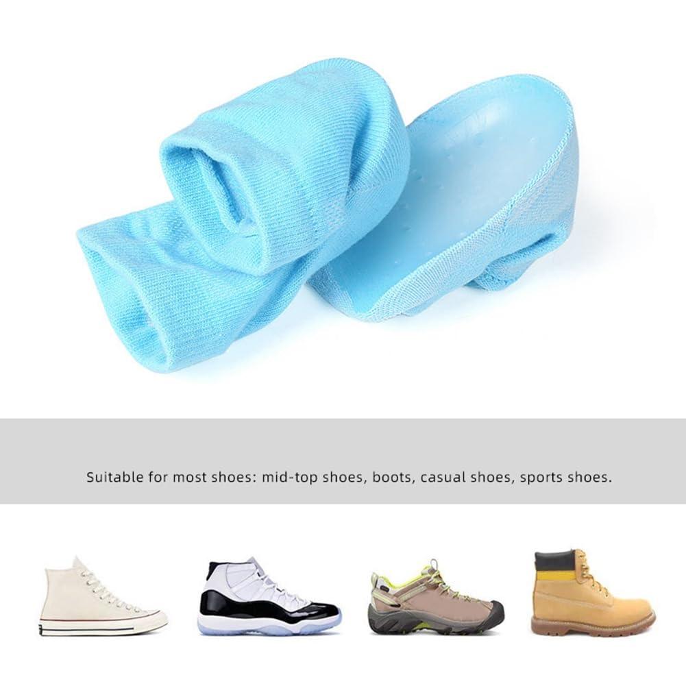 Sunmeit Sunmeit 1 Pair Invisible Cave Socks Gel Heel Protection Orthopaedic Valve Support Insoles Insole Unisex Pink