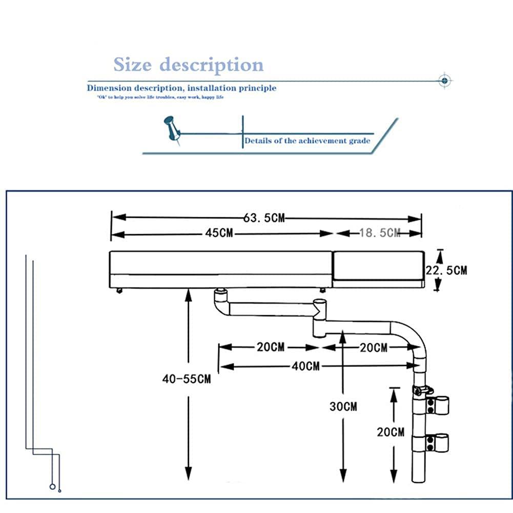 NCLCPVO NCLCPVO Wheelchair Tray Ergonomic Wheelchair Computer Desk, Adjustable Distance and Height, Universal Trays Removable Wheelchair Lap Tray Table for Eating Reading & Resting