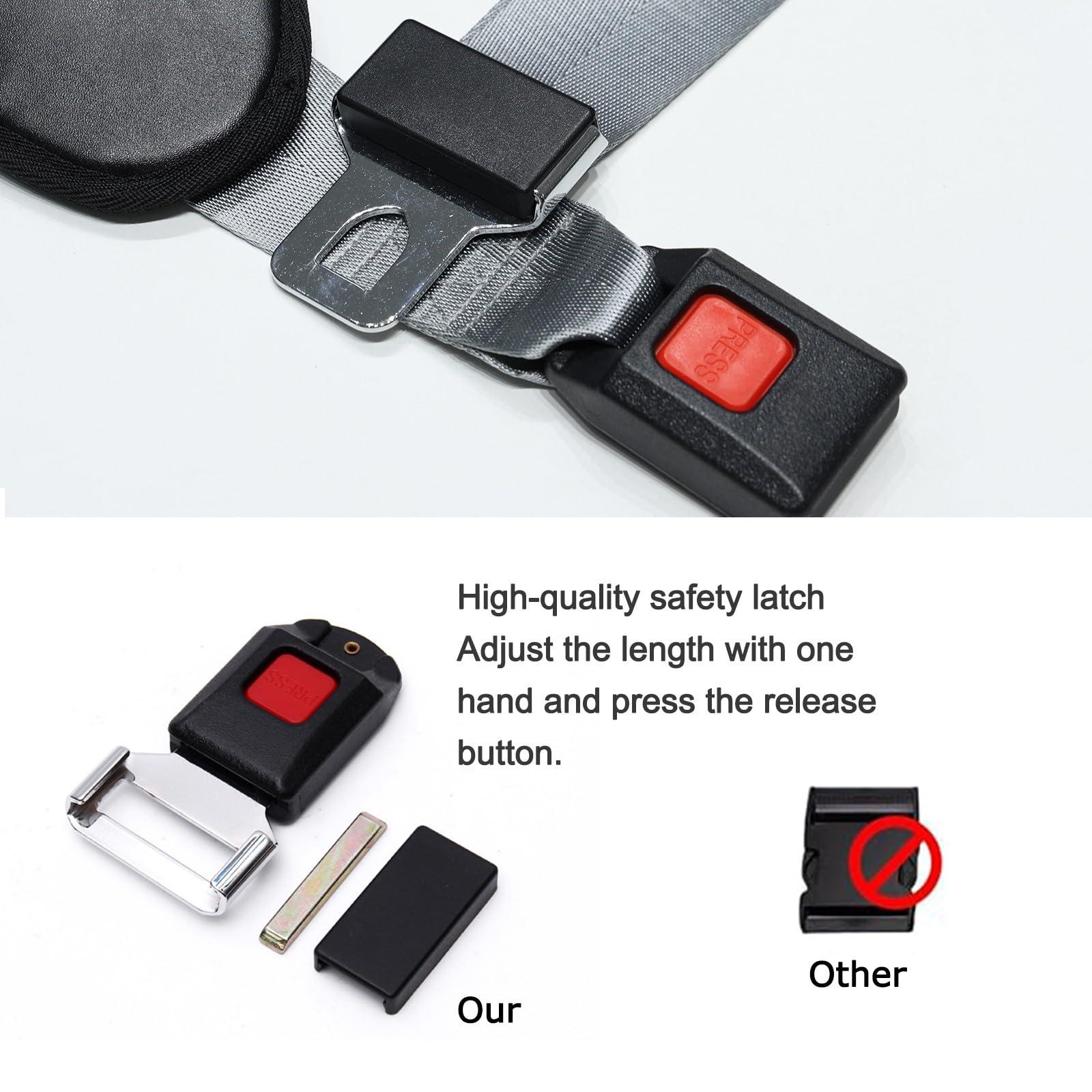 VEXIGO VEXIGO Extremity Mobilization Belt, Strap, Band Intended for Physical Therapy, Rehab, Stretching, Manual Traction, And Mobility with Pad Black, 3m(B)