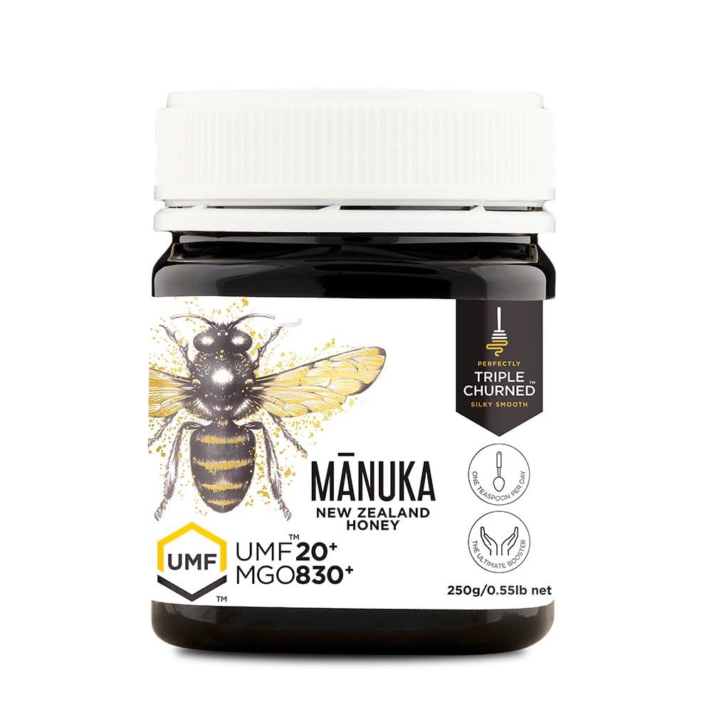 1839 Products From The Hive 1839 Manuka Honey - Certified UMF 20+ genuine Tripple Churned Manuka Honey from New Zealand. 250g Jar.