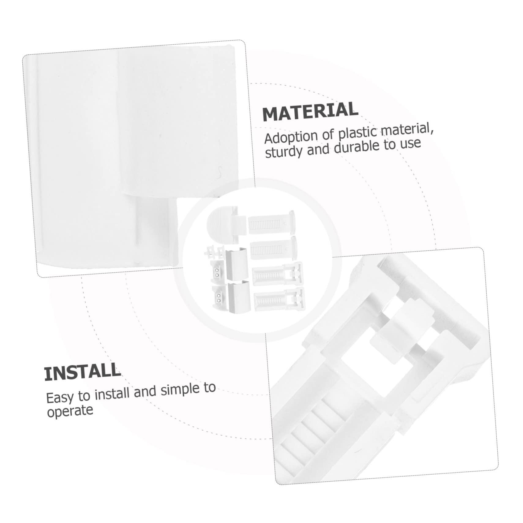 Healeved Healeved 11-Piece Roller Blind Parts Kit Replacement Fittings for Double Roller Blind Home Roller Blind Accessories Easy DIY