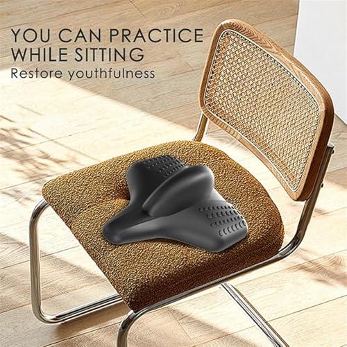 Psyfwznkny Men's Pelvic Floor Trainer, Lifting Pelvic Hip Muscle Strengthener Device, Home Gym Sit On Pelvic Exerciser for Travel Office Home