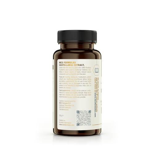MCS Formulas Scutellaria Extract, 500mg/ Vegan Capsule, High Strength & Purity, Vegan Capsule
