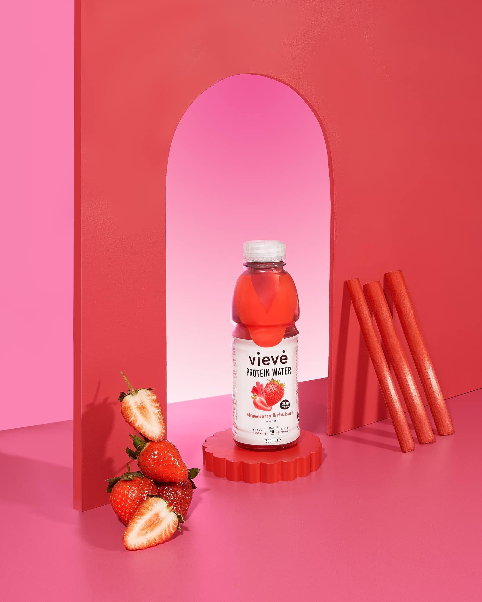 Vieve Vieve Protein Water 10x500ml - Mixed Variety Flavour Pack 20g Protein, Sugar Free, Fat Free & Dairy Free A Ready to Drink Alternative to Protein Powders & Shakes 10 Pack (2 per Flavour)