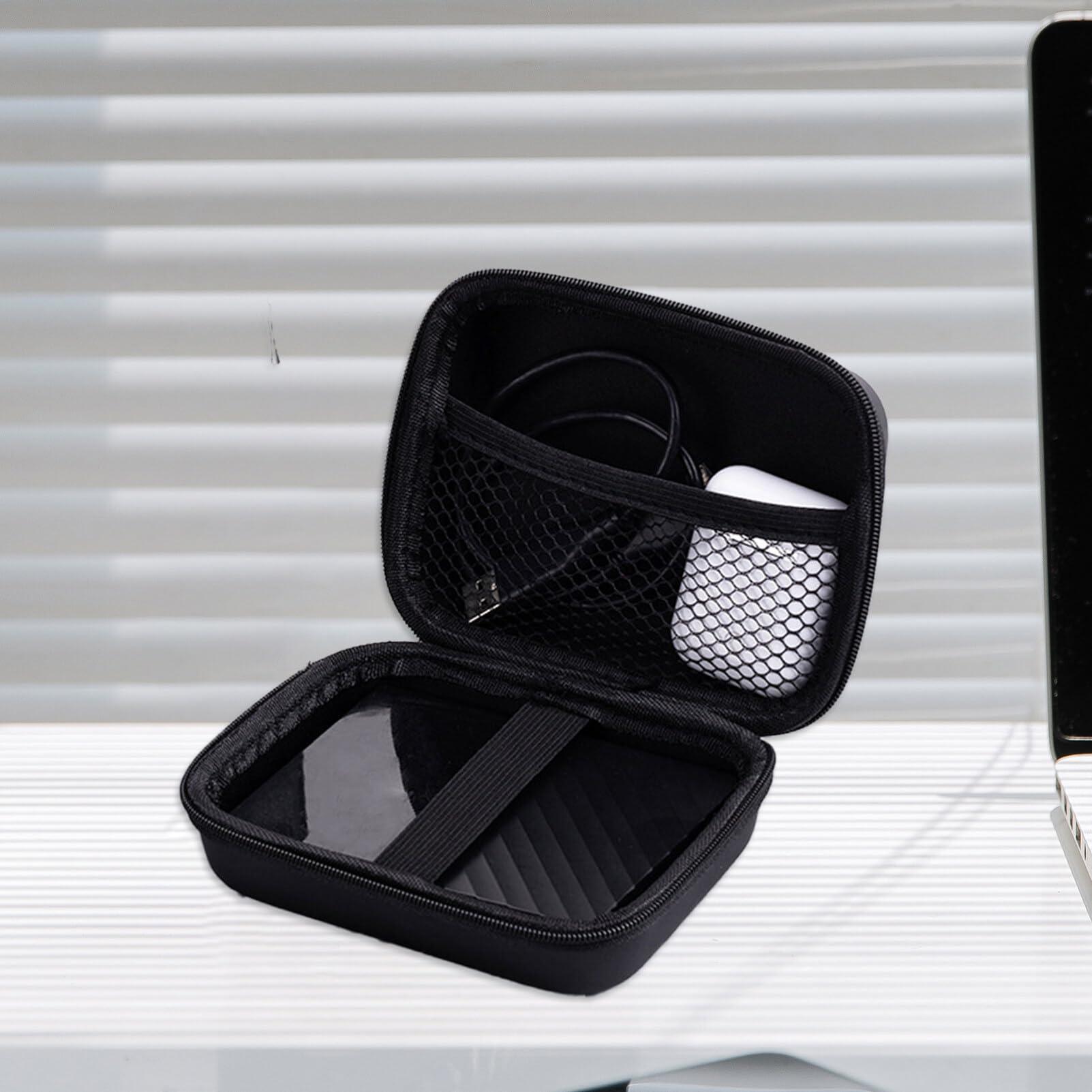 UKCOCO UKCOCO 2pcs Electronics Travel Organizer Headphone Stand Phone Charger Stand Cell Phone Stand Mini Hard Electronic Bag Mini Travel Containers Travel Cable Organizer Tampon Holder Notebook