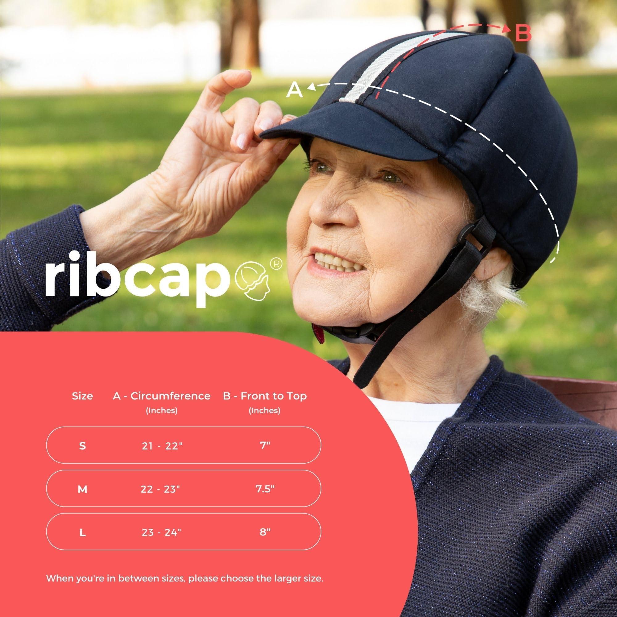 Ribcap Ribcap Hardy Medical Helmet | Navy Blue | Small (53-55 cm) | Protective Medical Helmet for Adults | Padded Helmet For Elderly Falls | Epilepsy Seizure Helmet | Fashionable & No Stigma