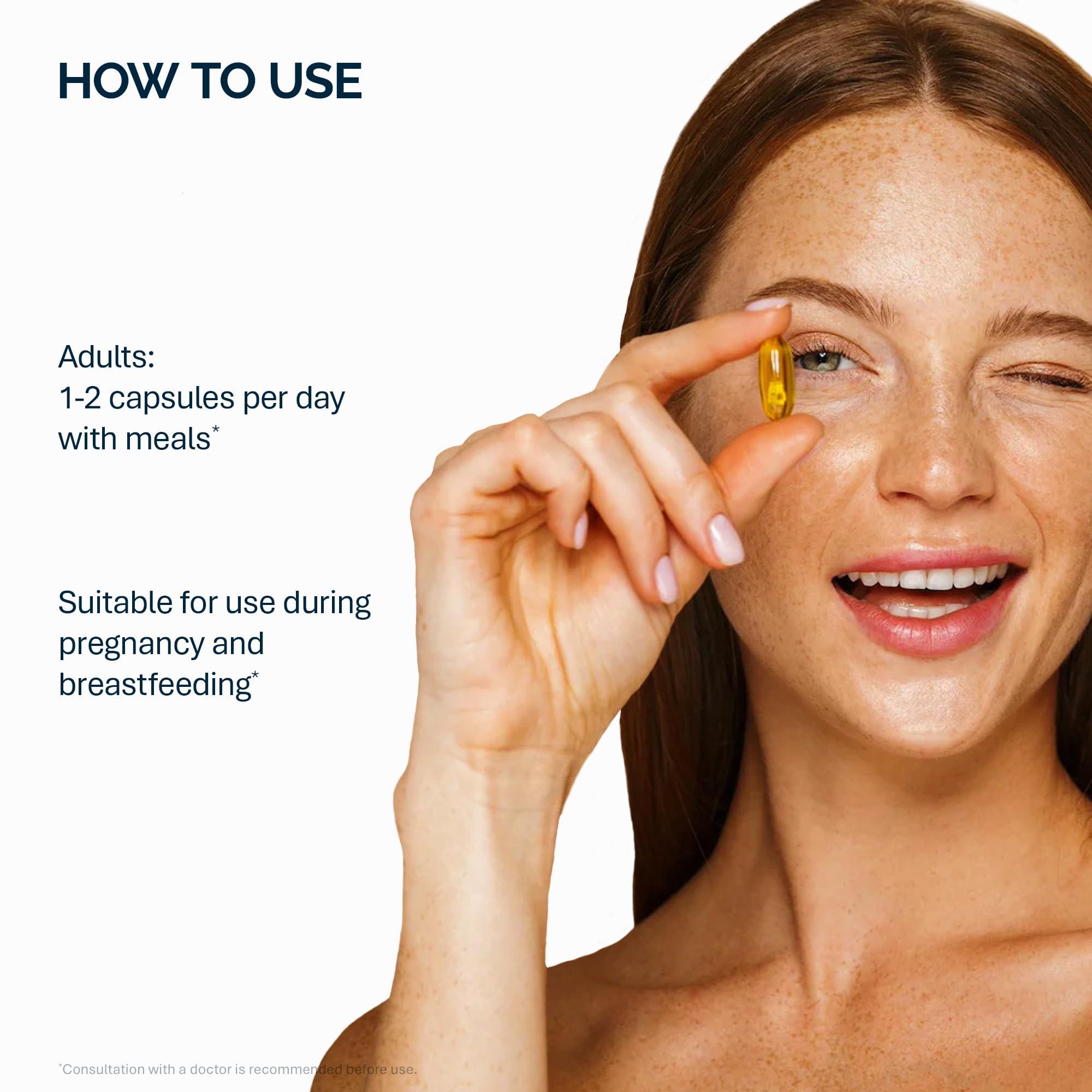 NFO NFO Omega 3 Ultima [120 Capsules] Norwegian Fish Oil with an Effective Formula with high Concentration of EPA:DHA Natural PUFA Premium Complex Made of Freshly Caught Wild Fish Produced in Norway