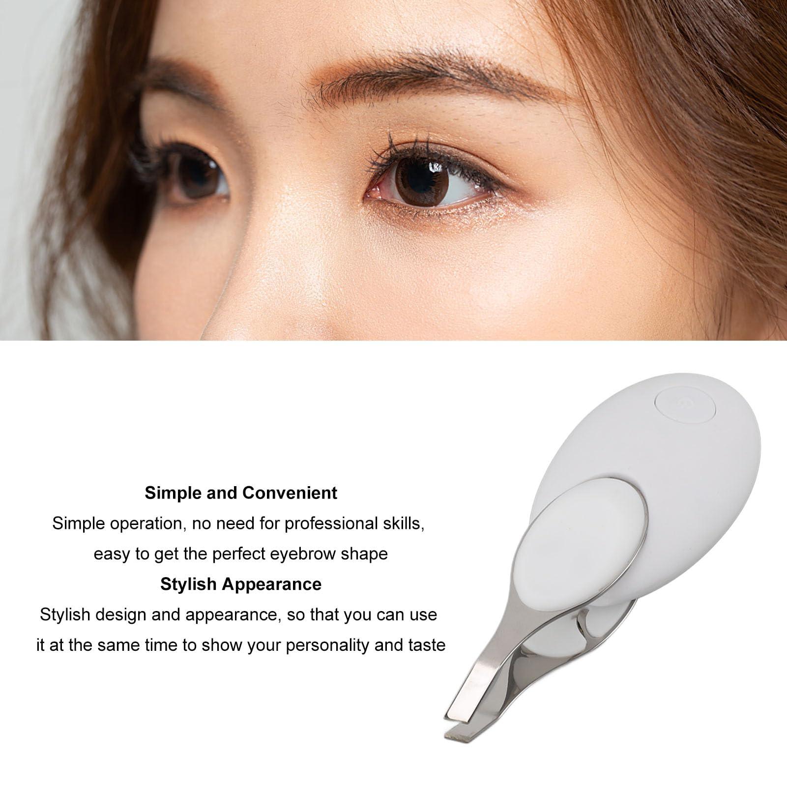 Focket Electric Eyebrow Tweezers, Visualizable Hair Removal Tweezer with HD Camera, WiFi USB Rechargeable Precision Tweezer, Eyebrow Hair Remover for Women, Men