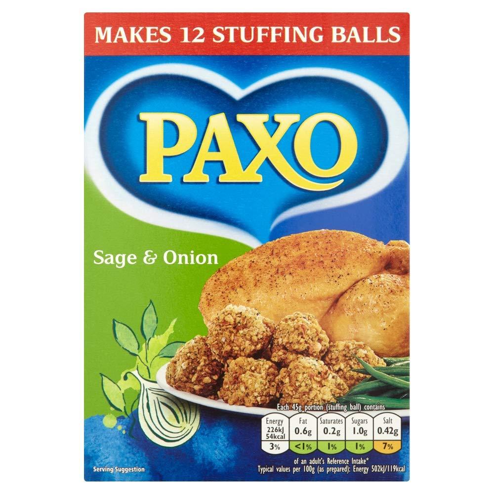 PAXO Paxo Sage and Onion Stuffing Mix, 170 g Box (Pack of 1)