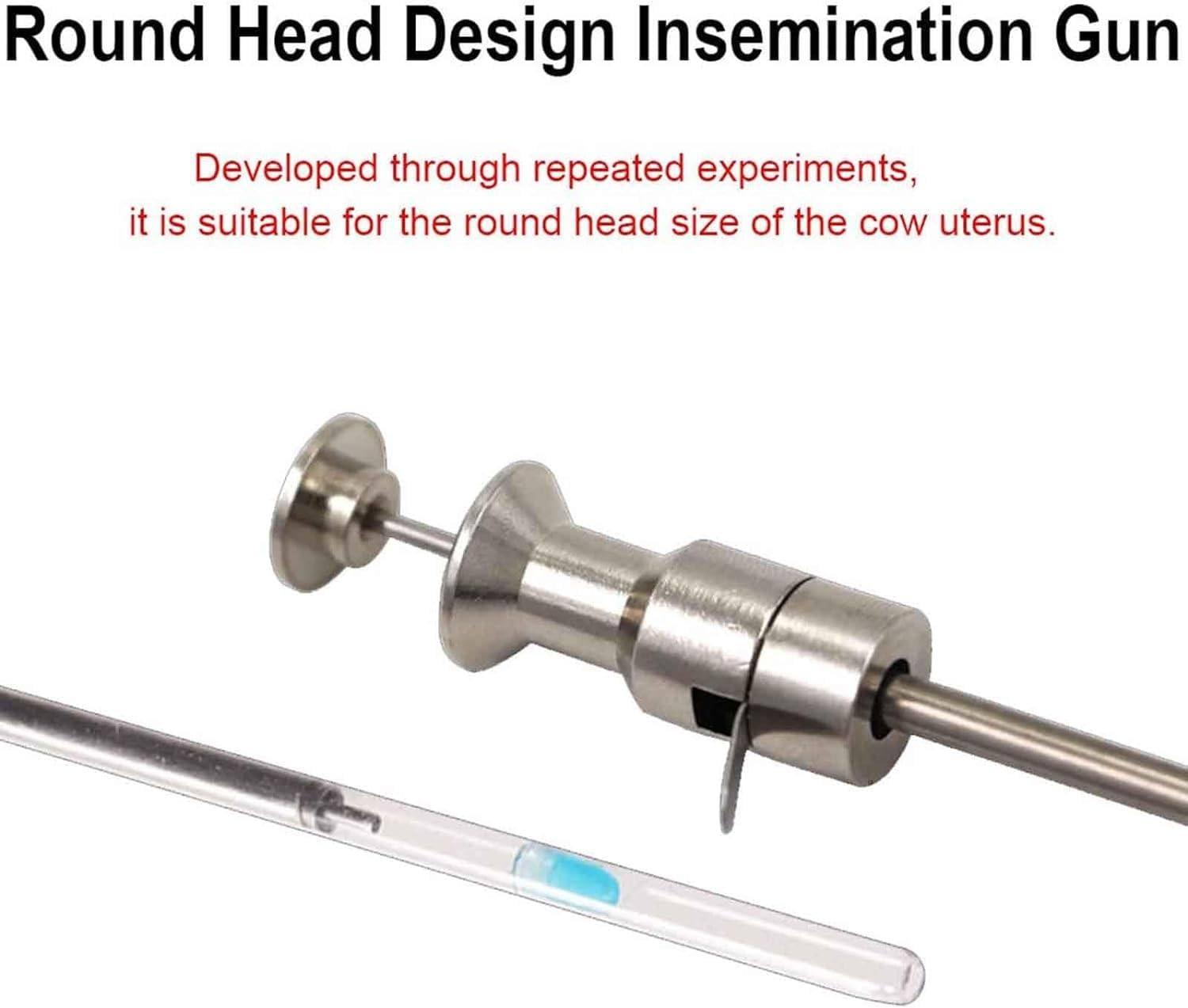 GTANND GTANND Visual Cow Artificial Insemination Gun Kit,Cow Veterinary Breeding Kit,Visual Endoscope Breeding Kit,With Camera Rotatable Screen For Farm/Ranch