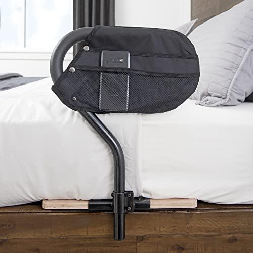Stander Stander BedCane, Adult Bed Rail and Support Handle, Height Adjustable Elderly Stand Assist with Organizer Pouch (Eligible for VAT Relief in the UK)
