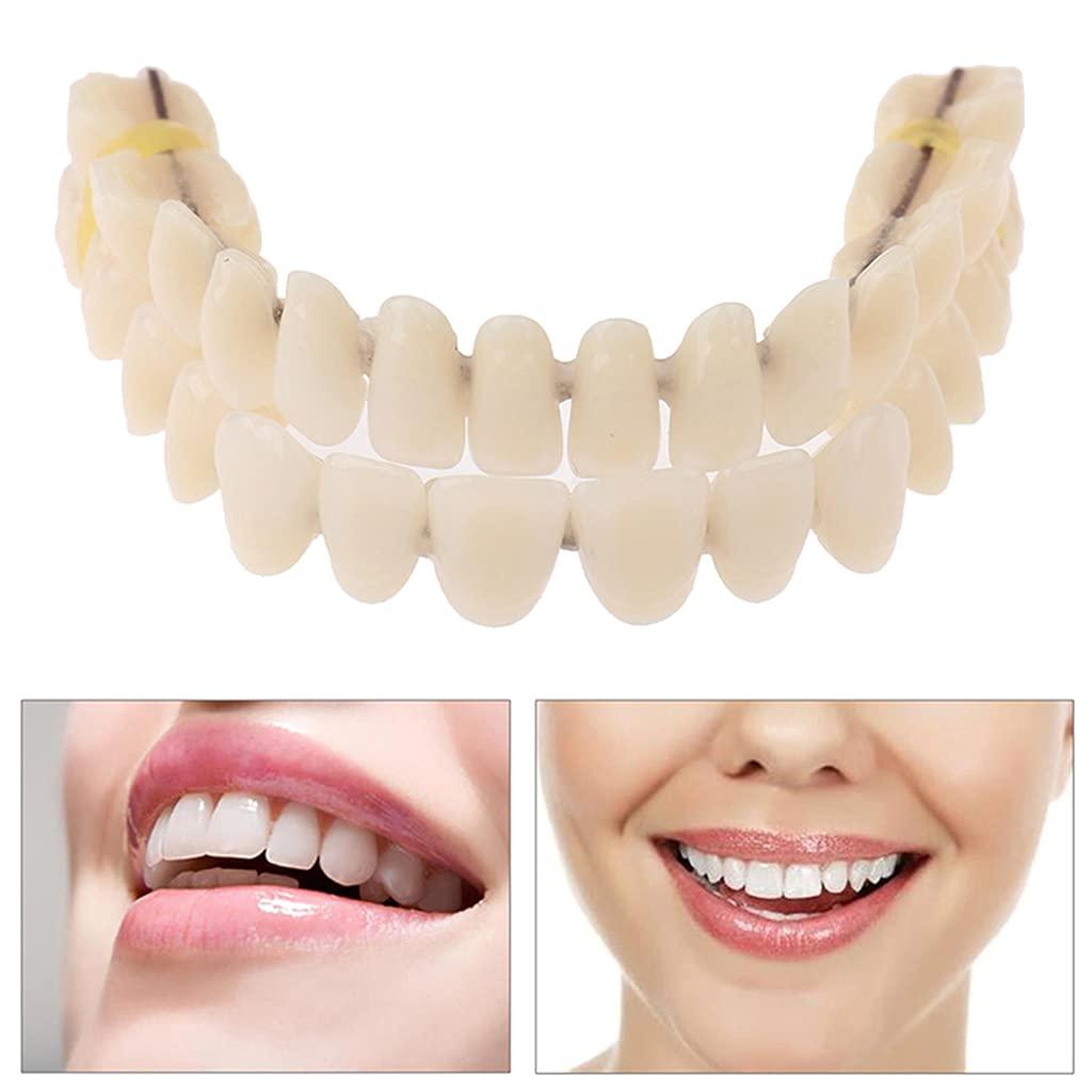Puco Resin Teeth Denture Upper Lower Shade Artificial Preformed Dentition Care Resin Teeth