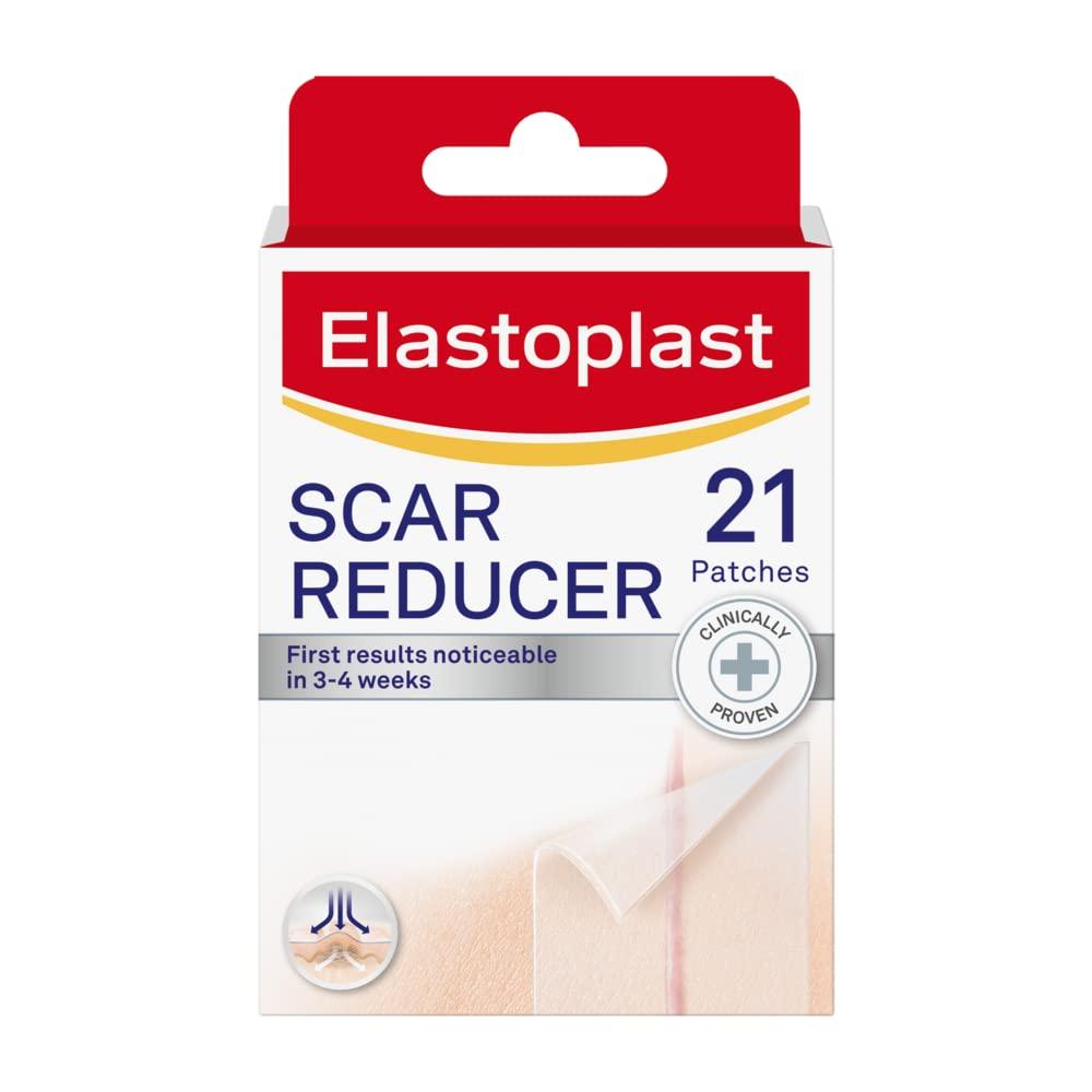 Elastoplast Elastoplast Scar Reducer Plasters (21 Plasters), Quick and Convenient Scar Cover Up Treatment, Scar Sheets to Reduce Visibility of Scars, Scar Plaster Pack for Quick Results, Strong Adhesion Tape