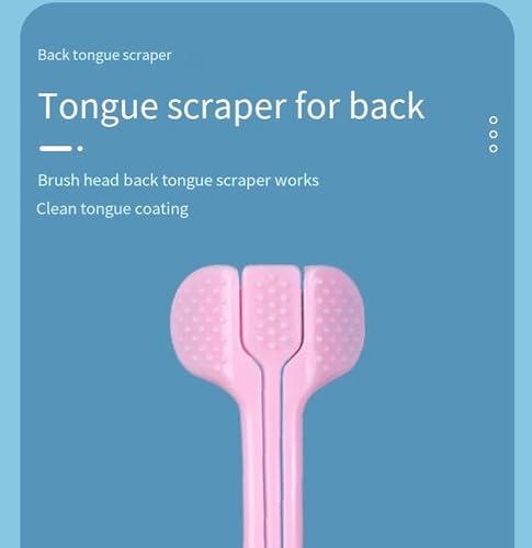 Gienslru Sensory Joy Toothbrush, 3 Sided Toothbrush, Three Sided Soft Hair Tooth Toothbrush, Soft Bristles V Shaped Toothbrush, Clean Every Tooth to Completely Cover The Toothbrush (Yellow (Child))