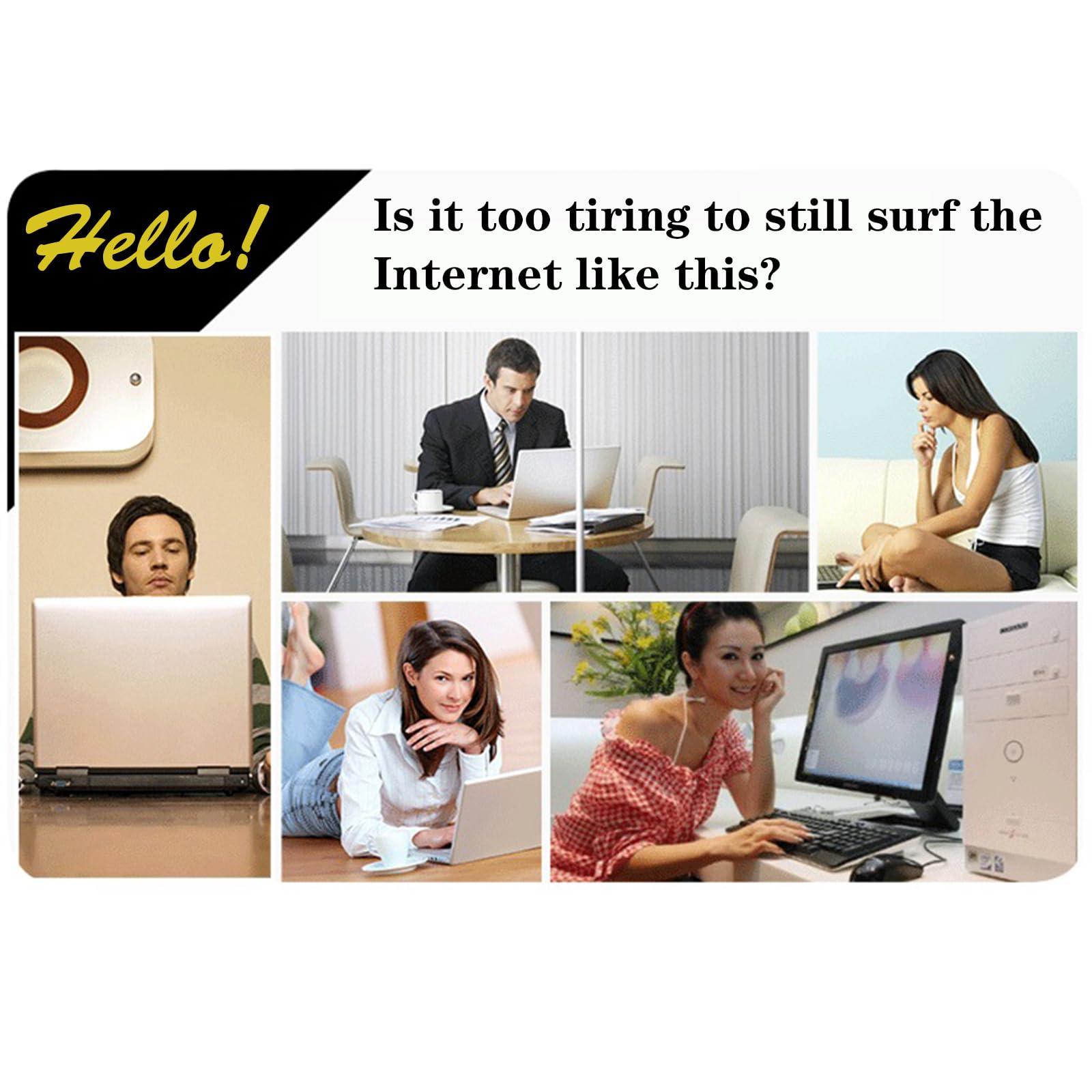 STMKB STMKB Chair Tray, 45CM Office Chair Mouse Tray and Keyboard Tray, Lift-type Handrest Design, Relieves Office Fatigue, Suitable for Lifting Gaming Chairs, Gaming, Office, and Leisure