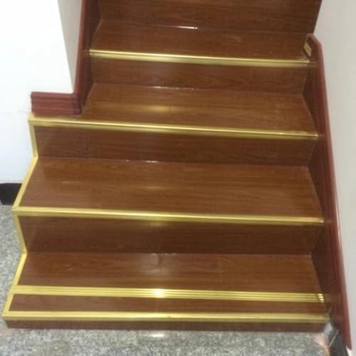 CMYUN CMYUN Threshold Strip Anti-slip Stairs Nosing Strips Brass, 3/4/5 Cm Extra-wide Stair Edging Treads, Step Edge Trim Protector Decor Guards for Marble Tile Hardwood Floors(30x20mm(1.2x0.8 in))
