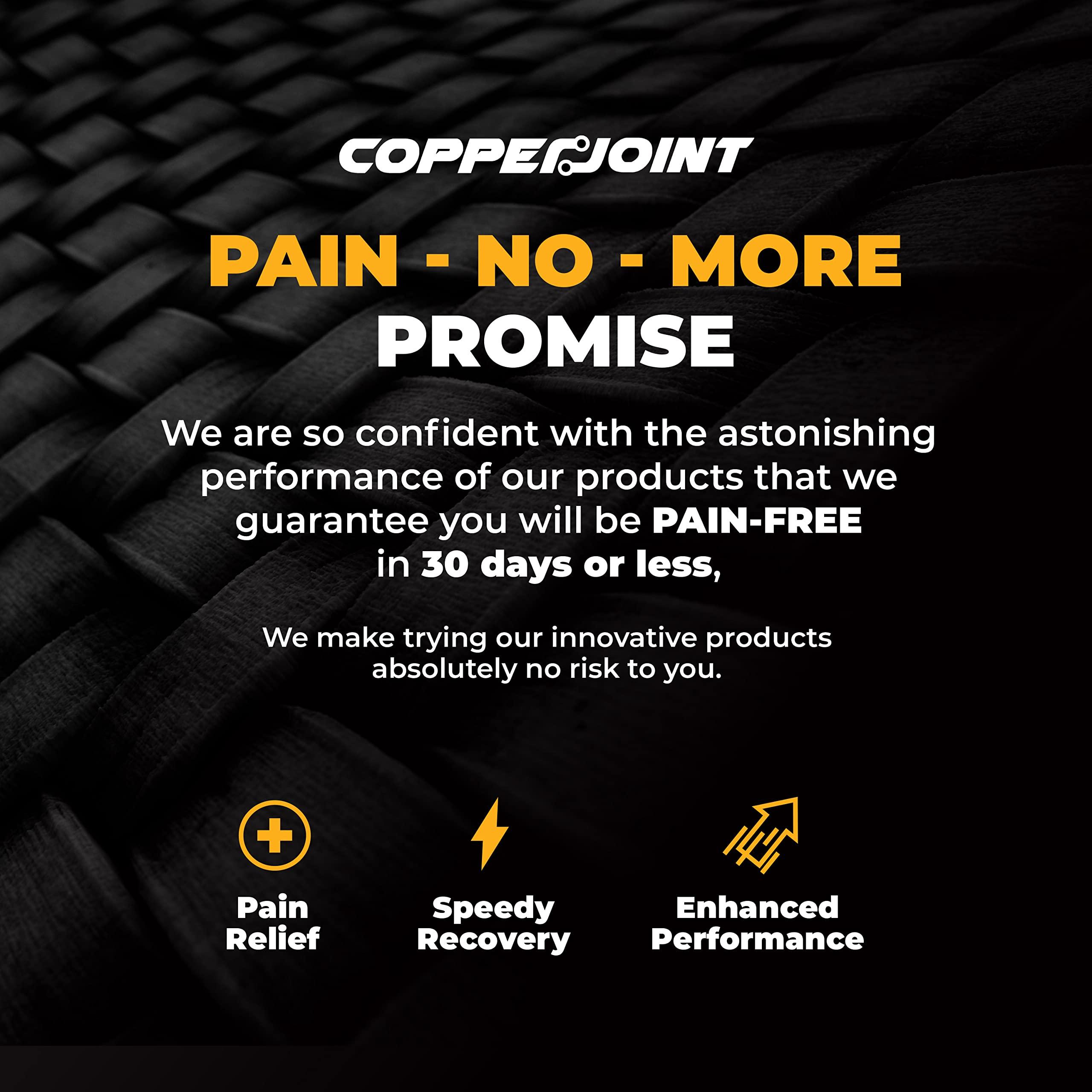 CopperJoint CopperJoint Copper Hip Brace For Sciatica Pain Relief - Hip Pain Relief, Sciatic Nerve Brace & Sciatica Hip Brace Ideal As Hip Flexor Compression Wrap, Hamstring Compression Wrap, Hip Compression Wrap