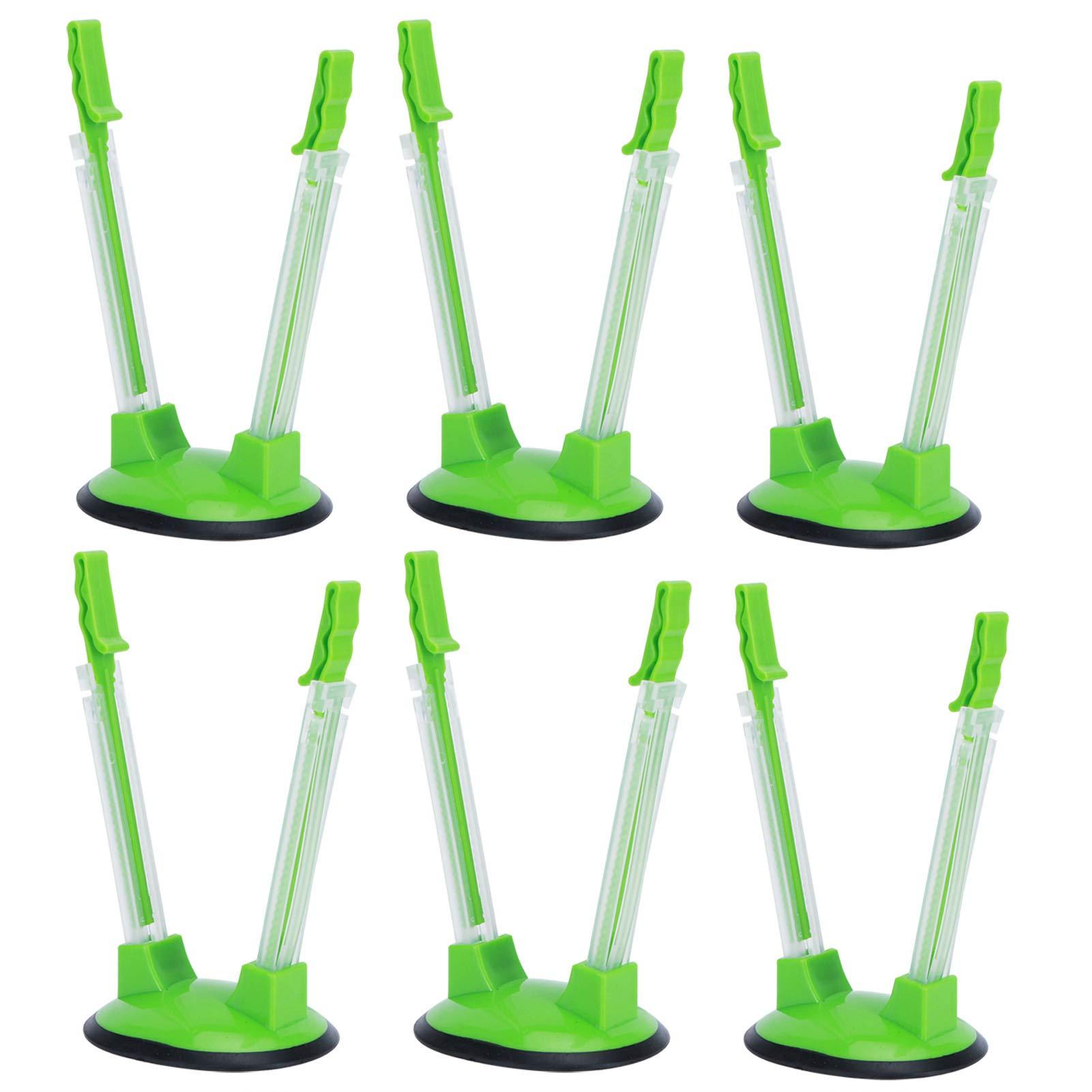 Glomora HandsFree Bag Holder Stand - Convenient Bag Holder for Plastic Bags, 6Pcs Food Storage Bag Holder Stand