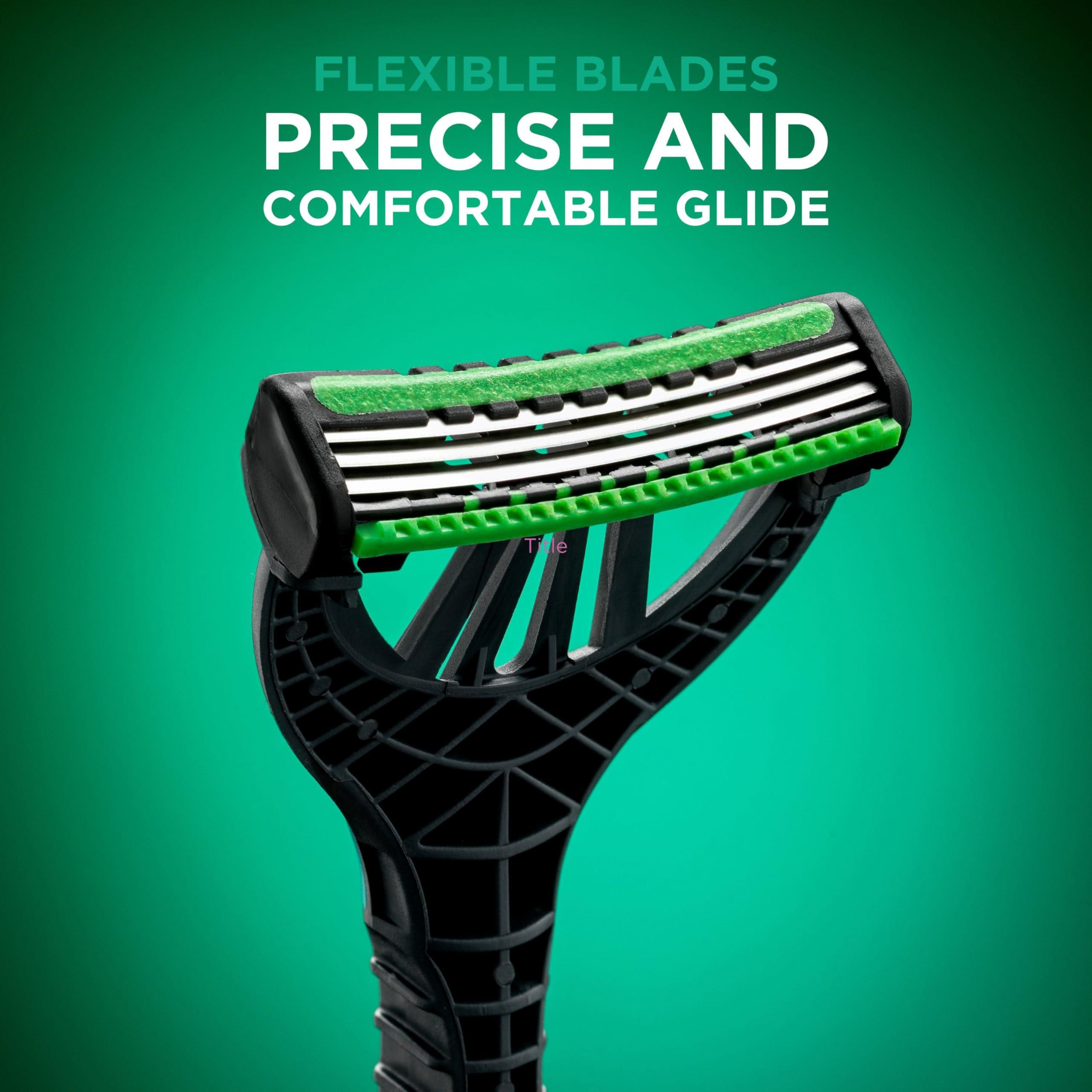 Wilkinson Sword Wilkinson Sword - Xtreme 3 For Men - Sensitive Disposable Razors - Flexible Blades - Pack of 24 Razors