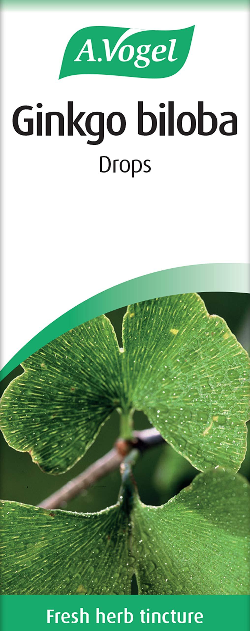A.Vogel A.Vogel Ginkgo Biloba Drops | Food Supplement | Extract from Fresh Ginkgo Biloba Leaves | Vegan | 50ml
