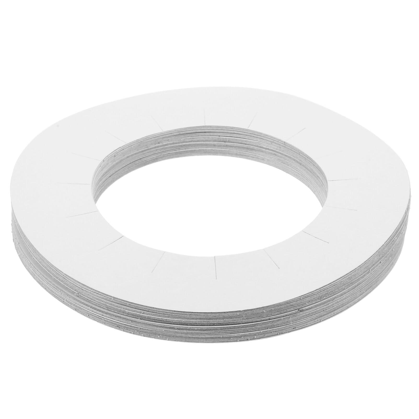 NOLITOY NOLITOY 50Pcs Wax Warmer Pads Paper Gaskets for Wax Warmer Disposable Spill-proof Gaskets