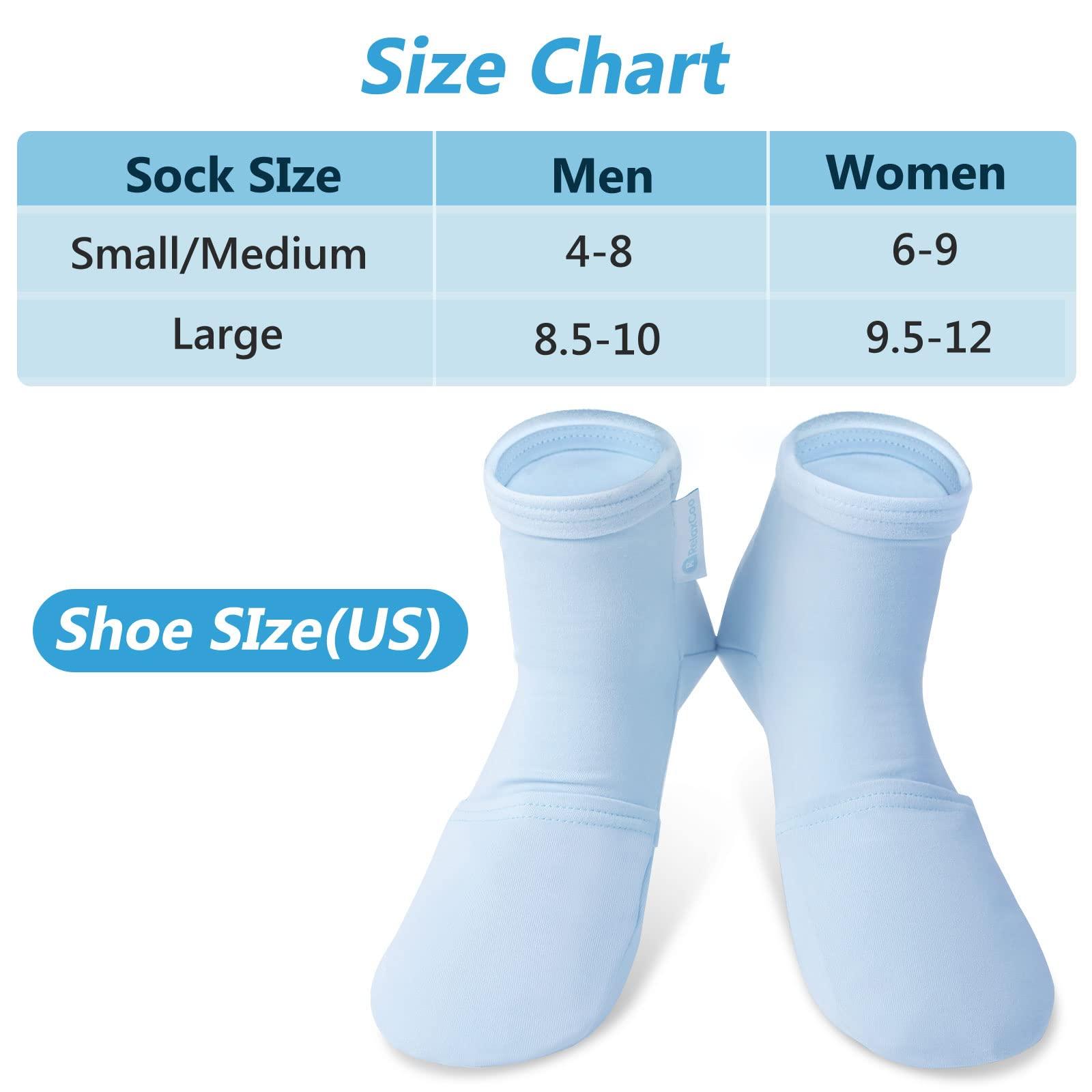 RelaxCoo RelaxCoo Chemo Cold Therapy Socks & Hand Ice Pack Gloves for Chemotherapy Neuropathy, Chemo Care Package for Women and Men, Plantar Fasciitis, Carpal Tunnel, Arthritis Hand Feet Pain Relief, S/M