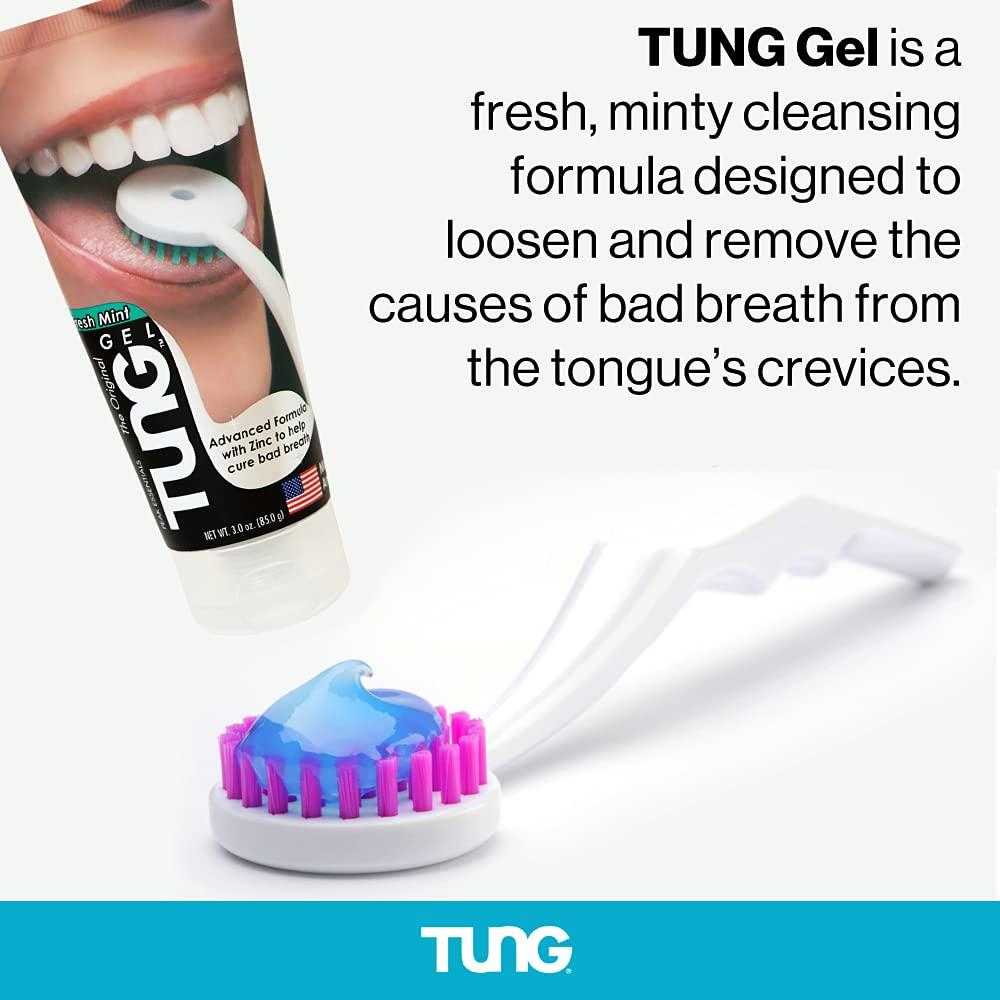 Peak Essentials The Original TUNG Gel Tung Fresh Mint Tongue Cleaner Gel - Pack of 4
