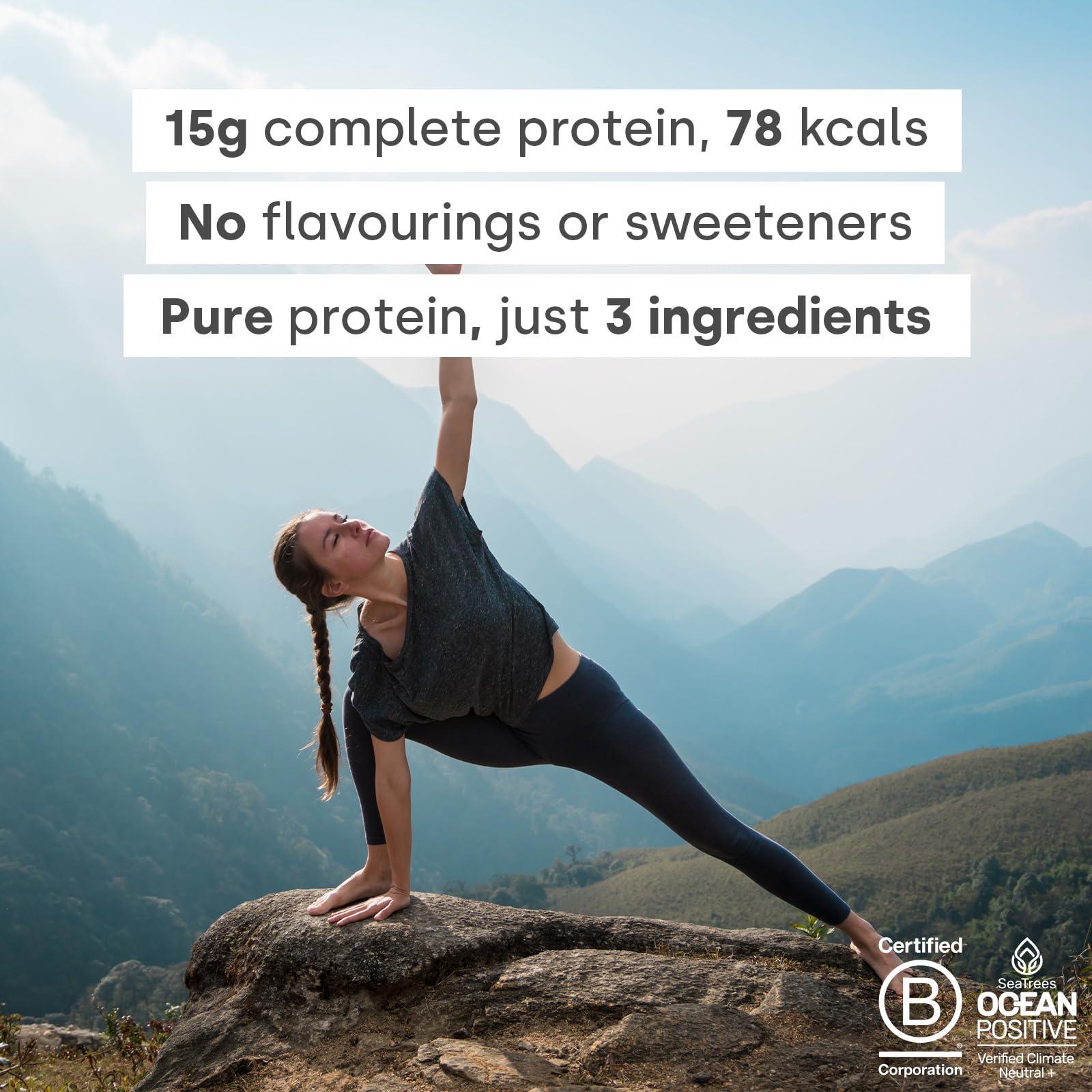 Form Form Pureblend Protein - Unflavoured and Unsweetened Vegan Protein Powder - 15g of Plant Based Protein per Serving. Perfect for Your Smoothies, Cooking and Baking.