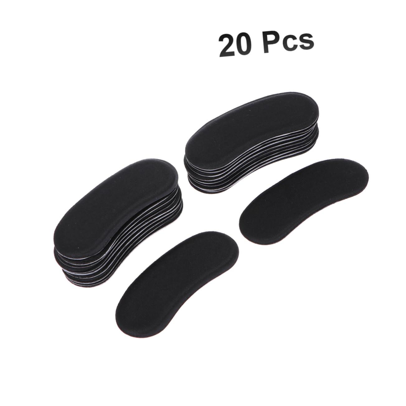 FRCOLOR FRCOLOR 20 Pairs Shoe Grips Foot Care Products Shoe Insoles Shoe Inserts Women Too Big Thexstance Insoles Non-Woven Pad Toothbrush Mini Sticky Mats for Shoes Liner Heel Follow up Thicken